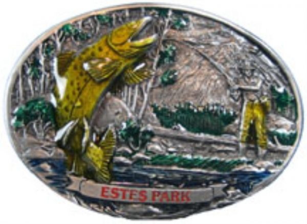 Estes Park Fish Buckle