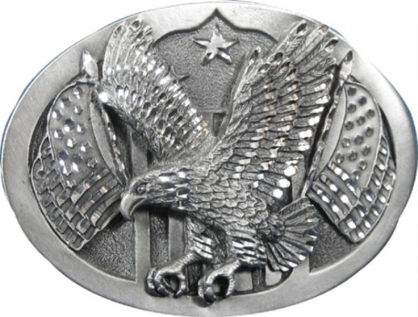Eagle with Flags