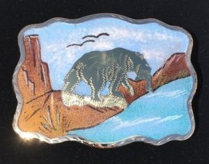Bear Sandpainted