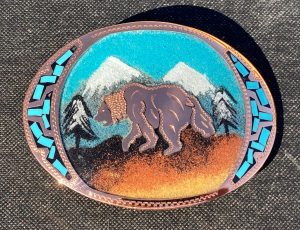 Bear Sandpainted