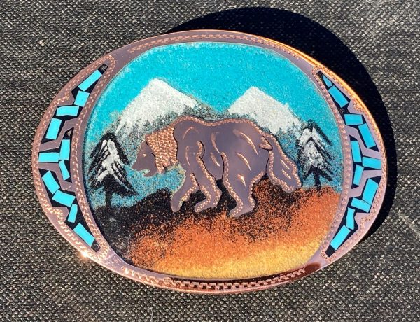 Bear Sandpainted