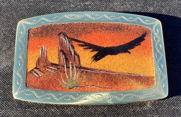 Soaring Eagle Southwestern Sandpainted