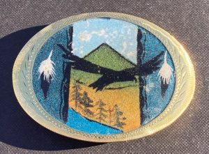 Soaring Eagle Sandpainted