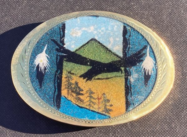 Soaring Eagle Sandpainted