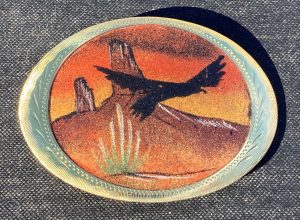 Soaring Eagle Sandpainted