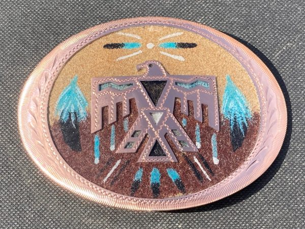 Thunderbird Sandpainted