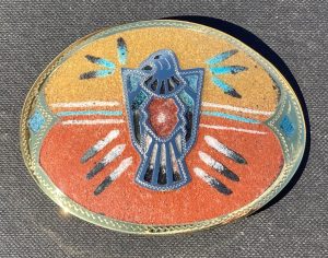 Thunderbird Sandpainted