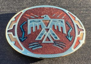 Thunderbird Sandpainted