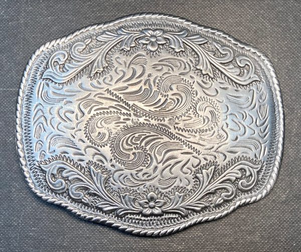 Western Large Unique Shaped Buckle