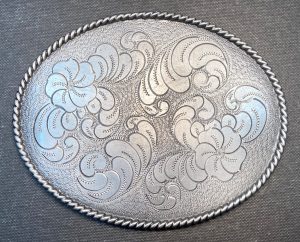 Western Large Oval Buckle