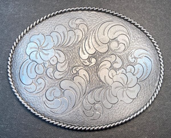 Western Large Oval Buckle