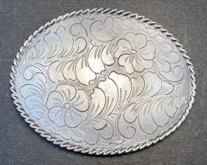 Western Large Oval Buckle