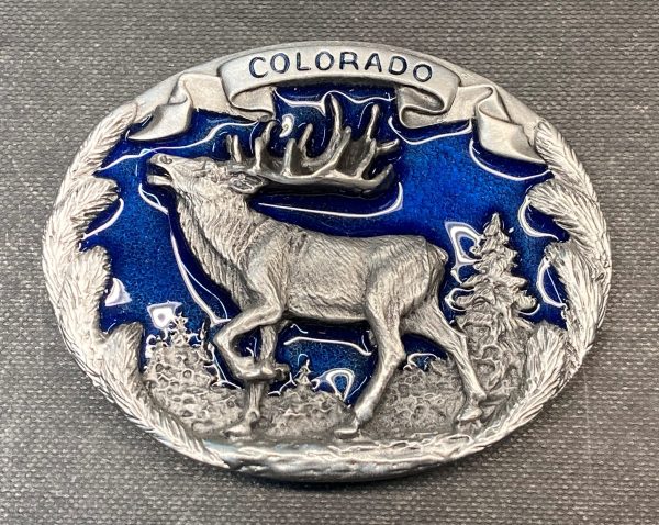 Colorado Elk Buckle