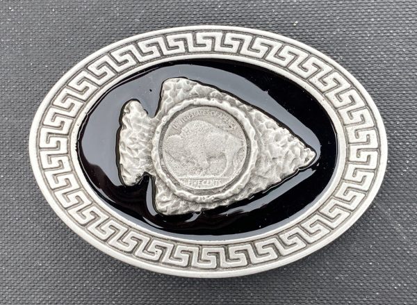 Arrowhead with Buffalo Nickel