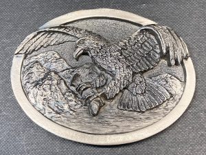 Eagle and Fish Scene